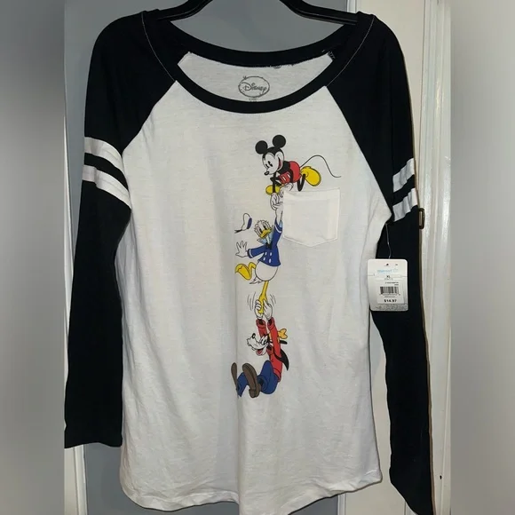 Disney Mickey Mouse and Friends Long Sleeve Shirt - Picture 1 of 7